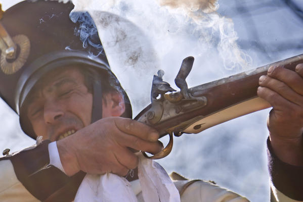 Novara,Piedmont,Italy. Battle of Novara historical reenactment