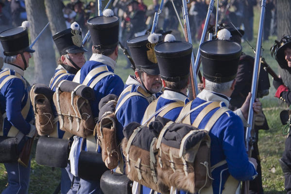 Novara,Piedmont,Italy. Battle of Novara historical reenactment