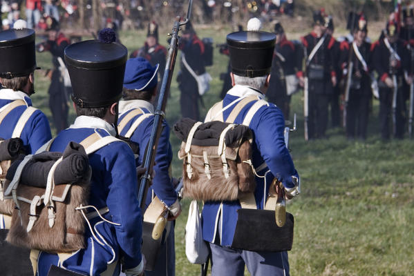 Novara,Piedmont,Italy. Battle of Novara historical reenactment