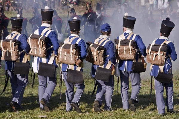 Novara,Piedmont,Italy. Battle of Novara historical reenactment