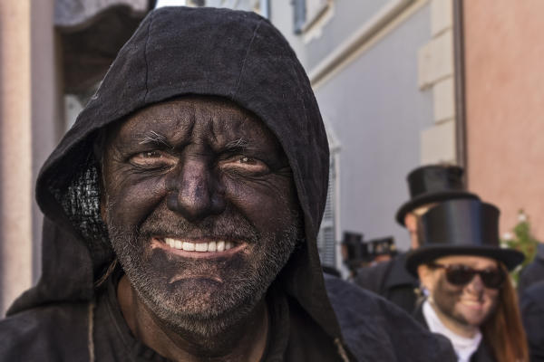 Vigezzo Valley, Santa Maria Maggiore, Verbania district, Piedmont, Italy.International Chimney sweepers gathering