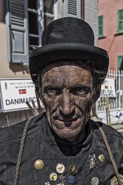 Vigezzo Valley, Santa Maria Maggiore, Verbania district, Piedmont, Italy.International Chimney sweepers gathering