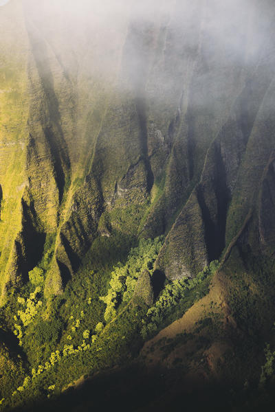 Na Pali coast State Wilderness area, north western side of Kauai island, Hawaii, USA