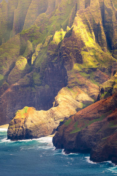 Na Pali coast State Wilderness area, north western side of Kauai island, Hawaii, USA