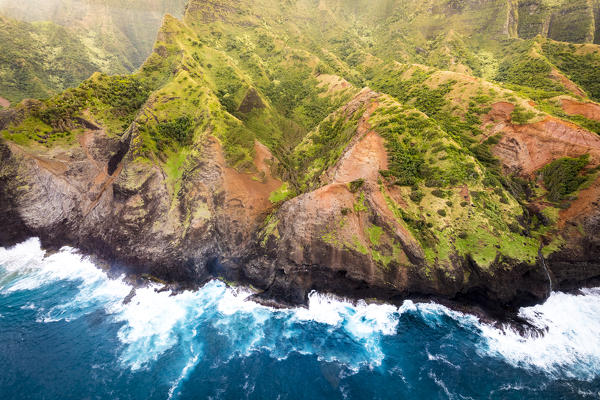 Na Pali coast State Wilderness area, north western side of Kauai island, Hawaii, USA