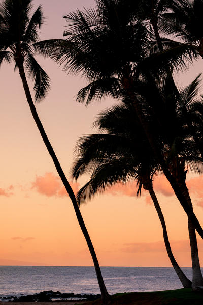 Sunrise in kihei beach, Maui island, Hawaii, USA