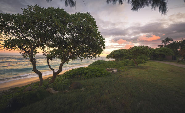 Sunrise in Kauai island, Hawaii, USA