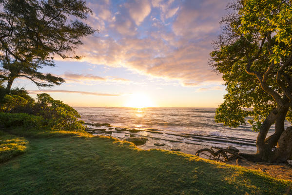 Sunrise in Kauai island, Hawaii, USA