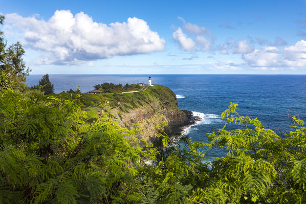 Kilauea lighthouse, Princeville, Kauai, Hawaii, USA