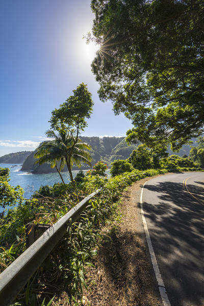 A view from the famous Road to Hana, Maui island, Hawaii, USA 