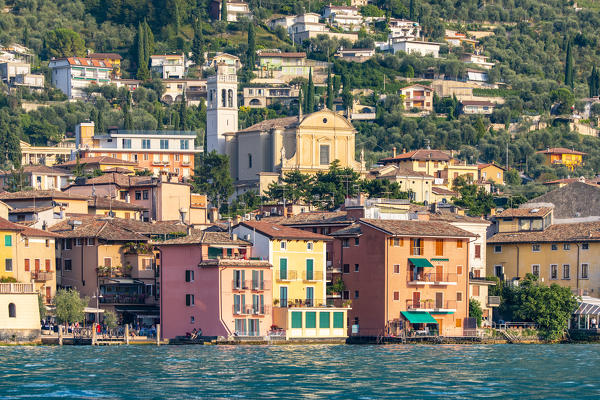 Malcesine, a small village with an historic castle on Garda Lake coast. Verona province, Veneto, Italy.