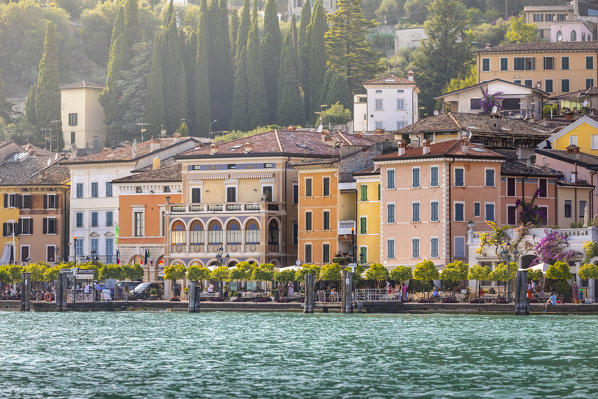 Gargnano, a small and colorful village on Garda Lake coast. Brescia province, Lombardy, Italy.