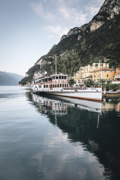 Riva del Garda at sunrise, Garda Lake, Trentino Alto Adige, Italy