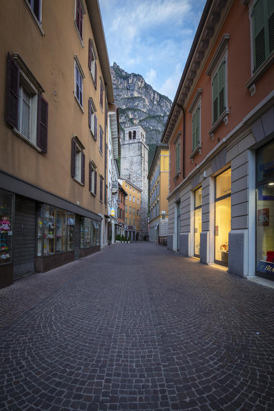 Riva del Garda at sunrise, Garda Lake, Trentino Alto Adige, Italy