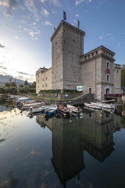 Riva del Garda at sunrise, Garda Lake, Trentino Alto Adige, Italy