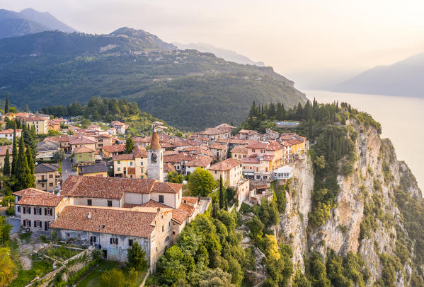 Tremosine village on Garda Lake, Brescia province, Lombardy, Italy