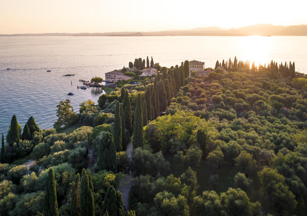 Punta San Vigilio, Garda, Garda Lake, Verona province, Veneto, Italy