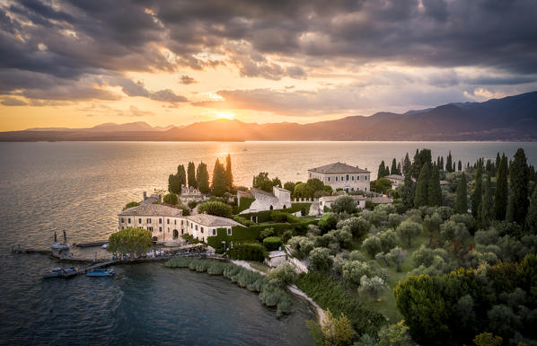 Punta San Vigilio, Garda, Garda Lake, Verona province, Veneto, Italy