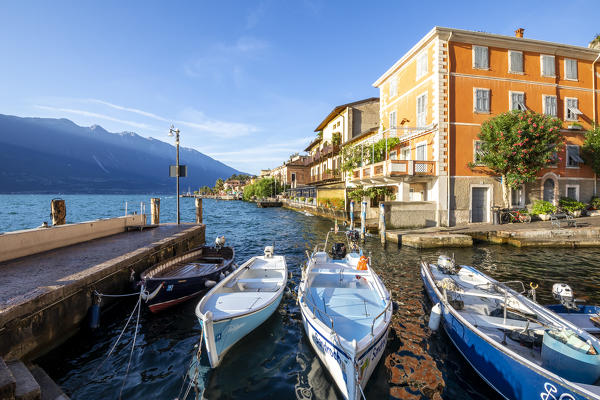 Limone sul Garda harbour, Brescia province, Lombardy, Italy