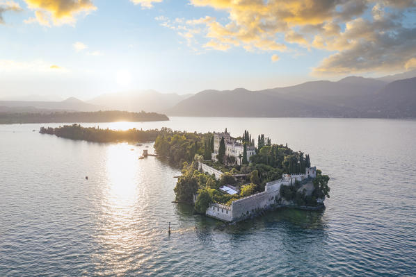 Borghese Island (also known as Garda Island), Salò, Brescia province, Lombardy, Italy