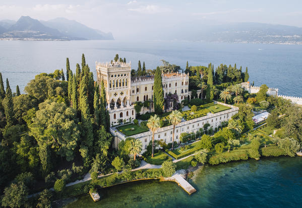 Borghese Island (also known as Garda Island), Salò, Brescia province, Lombardy, Italy