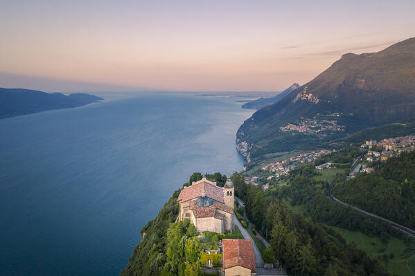 Eremo di Montecastello, Tremosine, Garda Lake, Brescia province, Lombardy, Italy