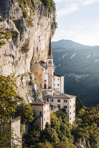 Madonna della corona sanctuary, Ferrara di Monte Baldo, Verona Province, Garda Lake, Veneto, Italy