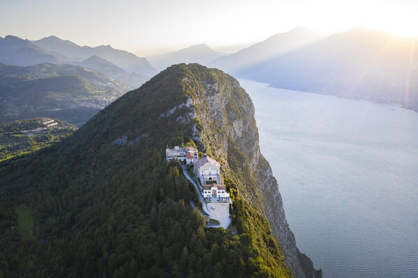 Eremo di Montecastello, Tremosine, Garda Lake, Brescia province, Lombardy, Italy