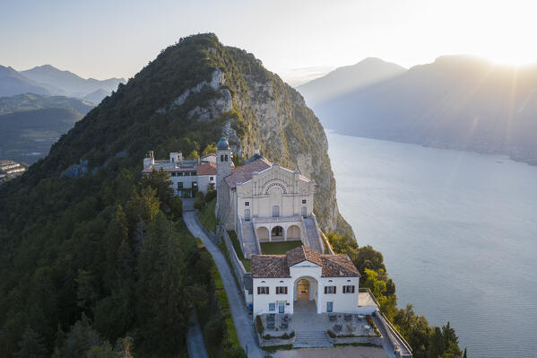 Eremo di Montecastello, Tremosine, Garda Lake, Brescia province, Lombardy, Italy