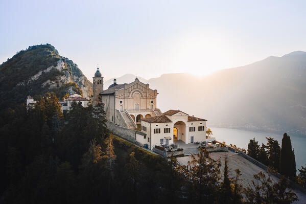 Eremo di Montecastello on Garda Lake, Tremosine, Garda lake, Brescia province, Lombardy, Italy