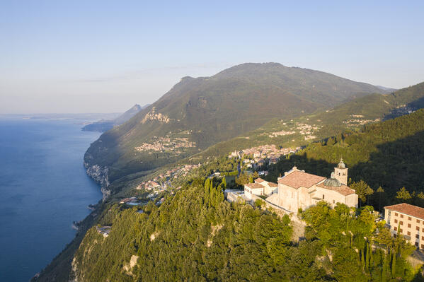 Eremo di Montecastello on Garda Lake, Tremosine, Garda lake, Brescia province, Lombardy, Italy