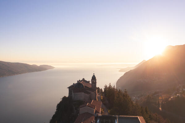 Eremo di Montecastello, Tignale, Lombardy, Garda Lake, Italy.