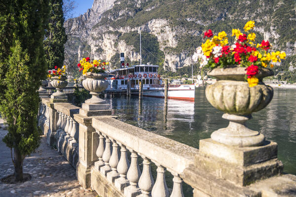 Riva del Garda city, Garda Lake, Italy.