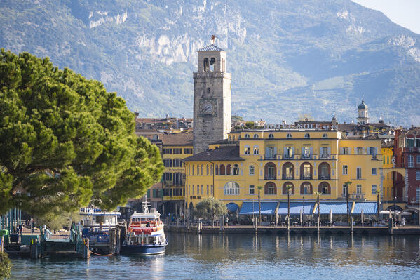 Riva del Garda city, Garda Lake, Italy.