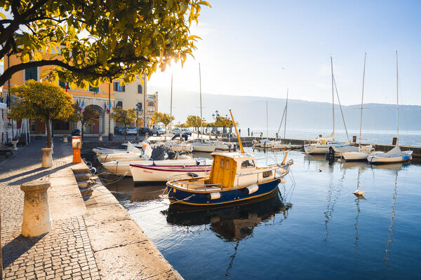 Gargnano village, Lombardy, Garda Lake, Italy.