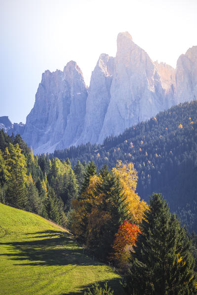 Santa Magdalena, Funes valley. Puez Odle Natural Park, South Tyrol, Italy