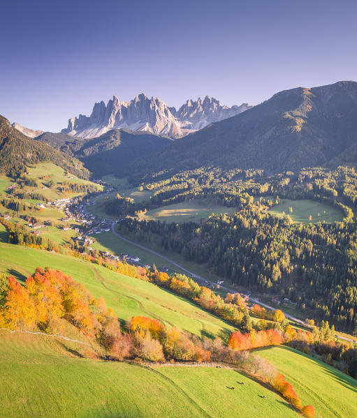 Santa Magdalena, Funes valley. Puez Odle Natural Park, South Tyrol, Italy