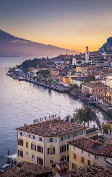 Limone del Garda village on Garda Lake, Brescia province, Lombardy, Italy