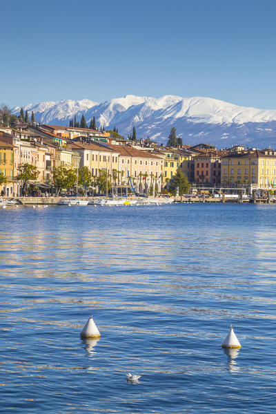 Salò city on Garda Lake. Brescia Province, Lombardy, Italy