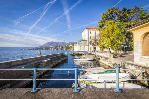 Barbarano village, near Salò on Garda Lake. Brescia Province, Lombardy, Italy