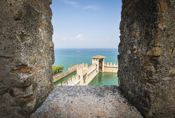 Sirmione Castle. Sirmione, Verona District, Veneto, Italy