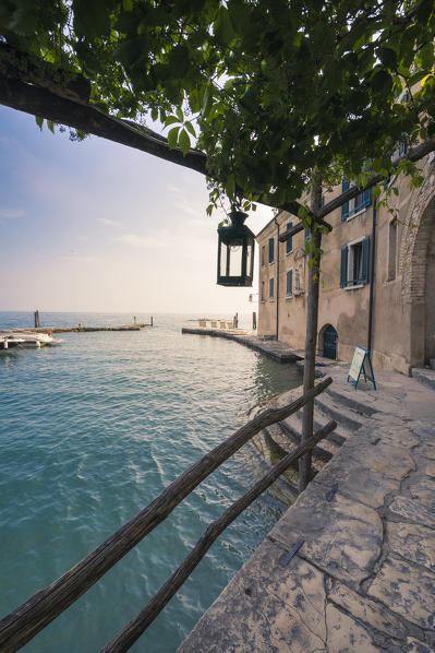 Punta San Vigilio harbour, Garda, Garda Lake, Verona district, Veneto, Italy