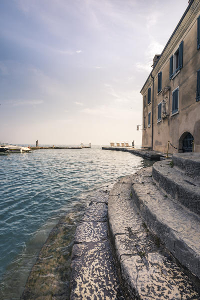 Punta San Vigilio harbour, Garda, Garda Lake, Verona district, Veneto, Italy 