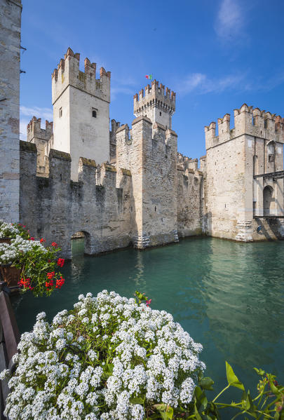 Sirmione Castle. Sirmione, Verona District, Veneto, Italy