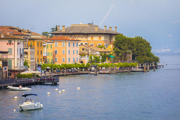 Gargnano, a small village on Garda Lake coastline. Brescia district, Lombardia, Italy