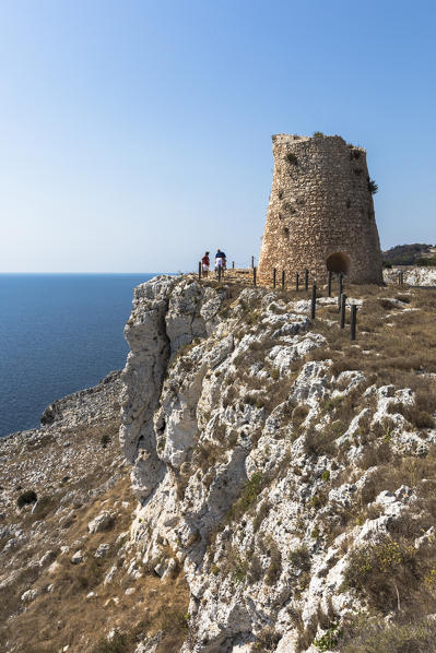 Aragonese towers, Santa Cesarea Terme village, Lecce district, Apulia, Italy