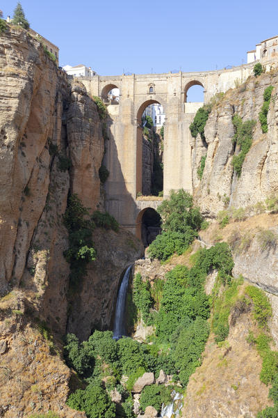 The Puente Nuevo bridge, Ronda, province of Málaga, Andalusia, Spain