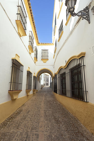 Small street in Ronda, province of Málaga, Andalusia, Spain
