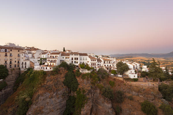 Dusk in ìRonda, province of Málaga, Andalusia, Spain