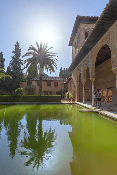 The Palacio del Partal (Partal Palace) in the Alhambra, Granada, province of Granada, Andalusia, Spain